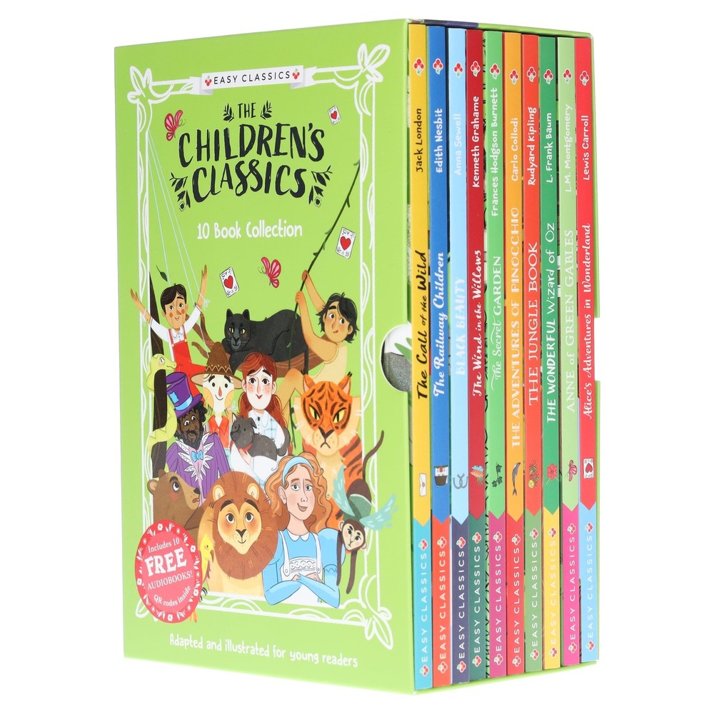 The Children’s Easy Classics Collection 10 Books Box Set – Ages 7-9 – Paperback