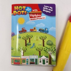 Hot Dots Jr. With Highlights Learn My 123s & Shapes Interactive Book & Talking P
