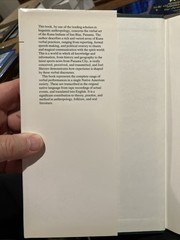 VERBAL ART IN SAN BLAS: KUNA CULTURE THROUGH ITS DISCOURSE By Joel Sherzer