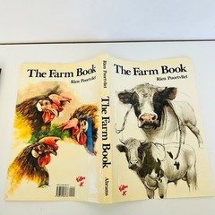 The Farm Book by Rien Poortvliet HCDJ Illustrated Animals Farm Life 1997