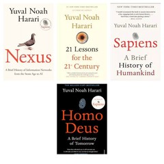 Nexus and 21 Lesson with Sapiens and Homo Deus 4 Books Set By Yuval Noah Harari