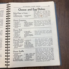Cookbook 1938 J.R. Watkins Blue Wire Bound Interesting Recipes Vtg 288 Pages