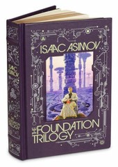 THE FOUNDATION TRILOGY Isaac Asimov Bonded Leather Gilded Ribbon Bookmark SEALED