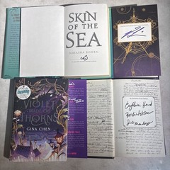 RARE AUTHOR SIGNED DELUXE HARDCOVER DJ NOVEL COLLECTION -Action/romance/suspense