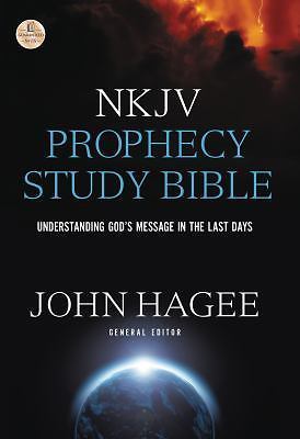 NKJV, Prophecy Study Bible, Hardcover, Red Letter Edition: Understanding God’s