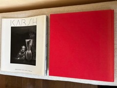 Yusaf Karsh Giant Appearance Collectible Art Book 1985 11.8×11.0in Used