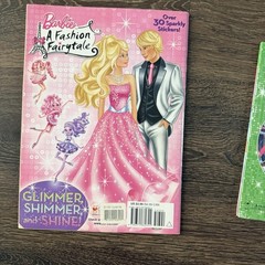 Barbie Book Lot of 9 Fairy Princess Mermaid + Sticker Activity Books