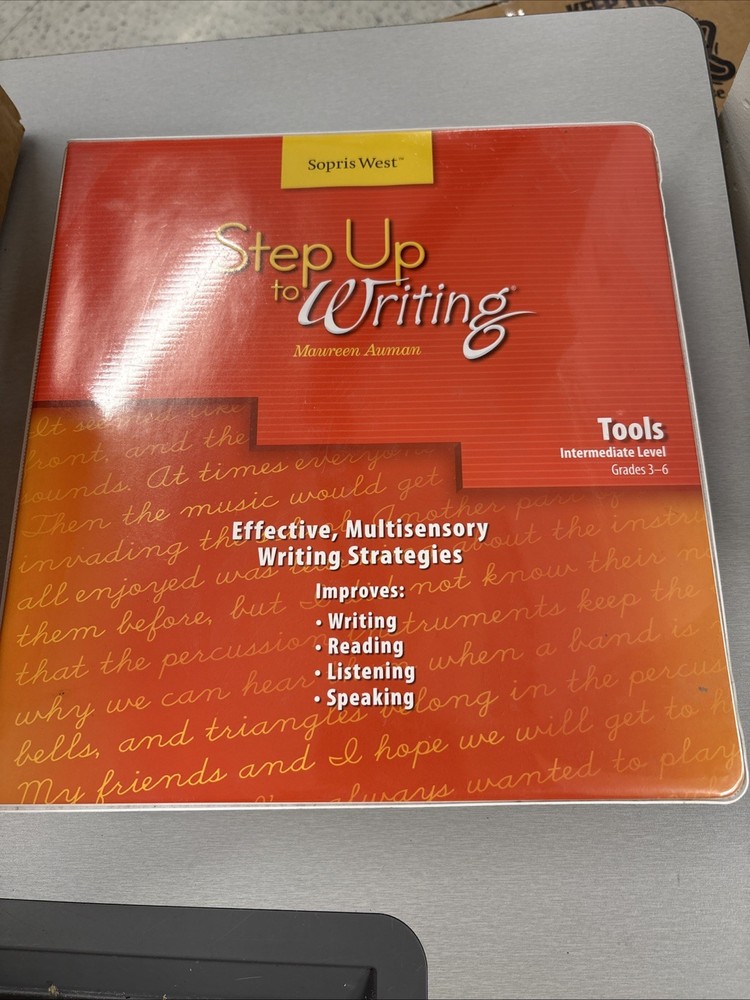 Step Up to Writing Tools Intermediate Level grades 3-6
