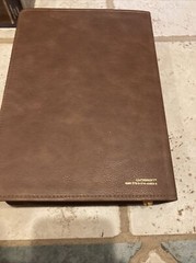 NASB Thompson Chain-Reference Bible Leathersoft Brown Red Letter 1977 Text INDEX