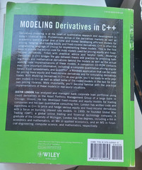 Modeling Derivatives in C++ (Wiley Fin… by London, Justin Paperback / softback
