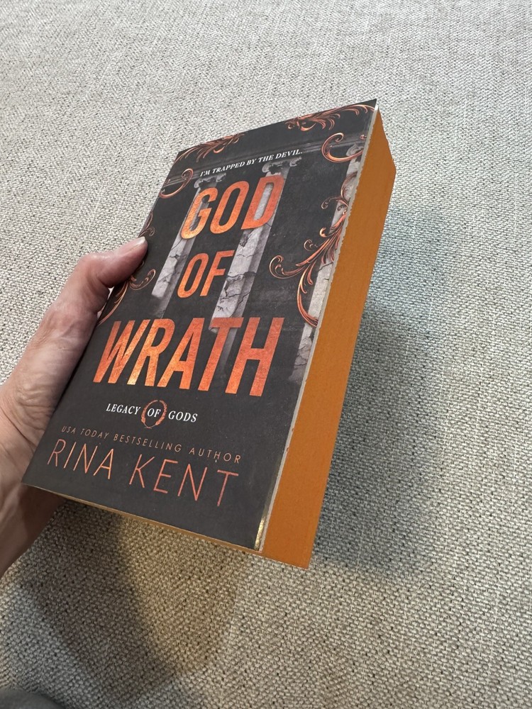 God of Wrath Rina Kent Signed Deluxe First Print Sprayed Edge Legacy Of Gods New