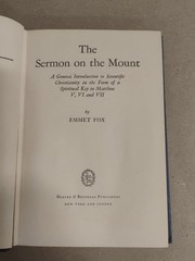 Emmet Fox The Sermon On The Mount Vintage Hardcover Spirituality 1930s (C26)