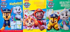 Paw Patrol Pre-K Workbook set of 3 – Alphabet, Colors & Shapes, Healthy Heroes
