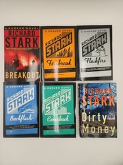 6 Richard Stark Parker PB Books 17-21, HC 24 Breakout Firebreak Dirty Money