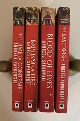 Lot of 4 Trade Paperback from The Witcher Series by Andrzej Sapkowski