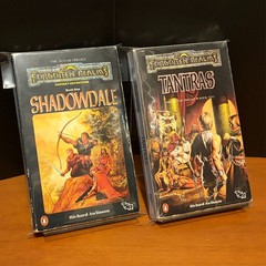 Forgotten Realms: Shadowdale & Tantras, Avatar 1-2 1989 Penguin Editions D&D Lot