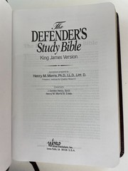 *like new* Defender’s Study Bible KJV bonded leather box 1995 Henry Morris World