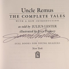 Uncle Remus: The Complete Tales – Julius Lester & Jerry Pinkney SIGNED HC