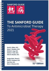 The Sanford Guide to Antimicrobial Therapy 2021 Spiral bound