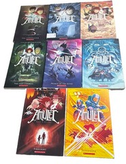 Lot 8 AMULET Books #1-8 Complete Series Set by Kazu Kibuishi Graphic Novels tpb