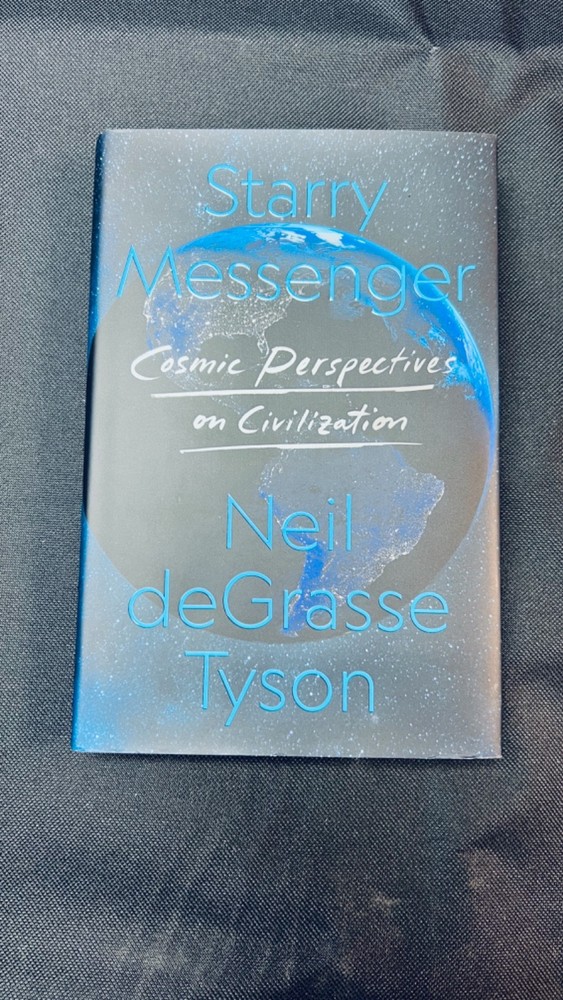 NEIL DEGRASSE TYSON SIGNED STARRY MESSENGER SIGNED BOOK ASTROPHYSICIST