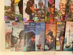 WHO WAS WERE WHAT LOT 43~ Biography Free Shipping Books Classroom Paperback