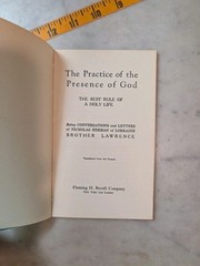 The Practice of the Presence of God – Brother Lawrence 1895 Book Fleming Revell