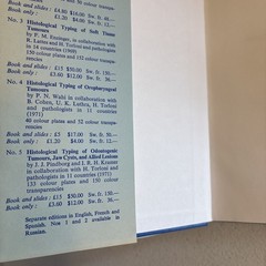 Histological Typing of Bone Tumours (1972) – WHO – Hardcover Medical Pathology