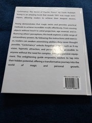 Frank Rudolph Young Cyclomancy: Secret of Psychic Power Control Hardcover DJ