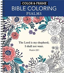 Color Frame – Bible Coloring: Psalms (Adult Coloring Book) – VERY GOOD