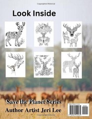 Deer best Coloring Book for Adults and Teens 108 Pages 8.5 x 11 for All Ages