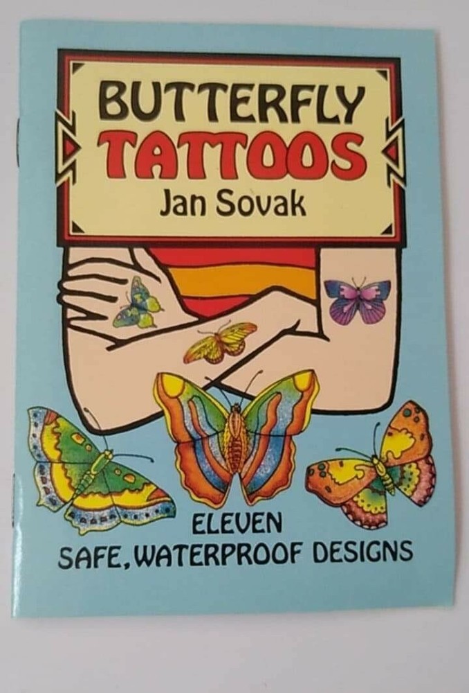BUTTERFLY TATTOOS (DOVER TATTOOS) By Jan Sovak **BRAND NEW**