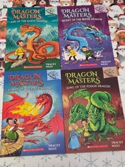 DRAGON MASTERS – TRACEY WEST – LOT OF 4 PAPERBACK BOOKS – SEE PHOTOS FOR TITLES