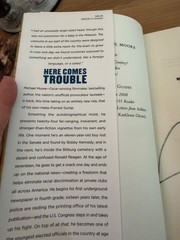 Academy Award Winner, Documentary Filmmaker Michael Moore signed 1st Ed Book