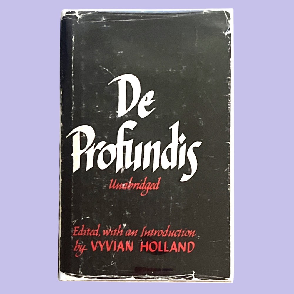 De Profundis Unabridged (1960) Oscar Wilde HC DJ Philosophical Library
