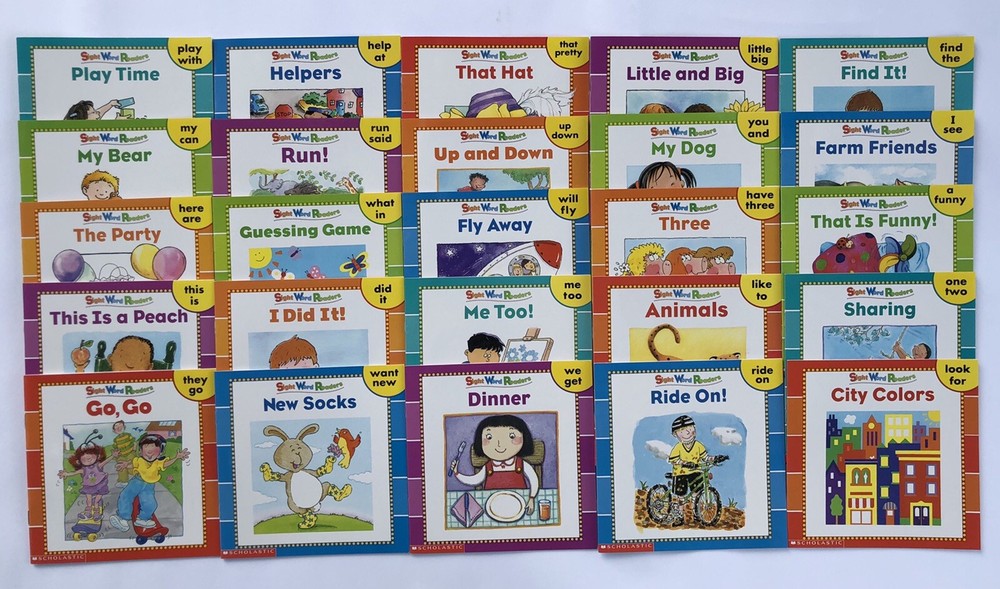 Lot 25 Sight Word Readers Childrens Books