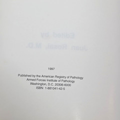 Guiding the Surgeons Hand History American Surgical Pathology Juan Rosai 1997 HC