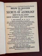 vtg 1923 book SECRETS OF ASTROLOGY REVEALED ills CHARTS+ MacDonald HC Rare 1920s