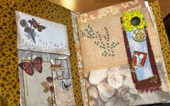 Eclectic Handmade Junk Journal 3 Signatures 144 pages