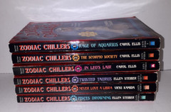 Zodiac Chillers Books 1-6 First Edition SOLD AS A SET