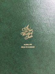 *Signed* A New World of Taste: Recipes 1-2-3 by Rozanne Gold (1996, HCDJ + Slip)