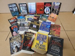 Lot of 20 Mystery Thriller Fiction Paperbacks Popular Author Books MIX UNSORTED