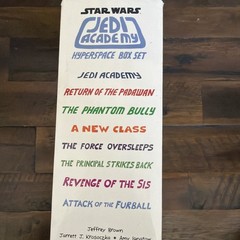 Star Wars Jedi Academy Series Scholastic Hyperspace Paperback Boxed Missing One