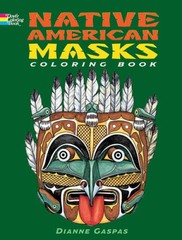 Native American Masks Coloring Book (Dover History Coloring Book) – GOOD