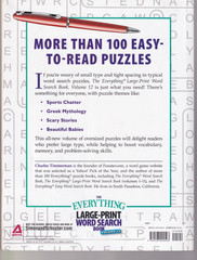 THE EVERYTHING LARGE-PRINT WORD SEARCH BOOK, Vol. 12 By Charles Timmerman {D11}