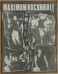 MAXIMUM ROCKNROLL #88 September 1990 CREAMERS Kolaborancji L7 Visaci Zamek