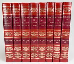 Sermons of Martin Luther Complete 8 Volume Set Baker Book House – 1983 Printing