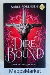 SIGNED Dire Bound by Sable Sorensen DELUXE LIMITED EDITION HC Stenciled Edges