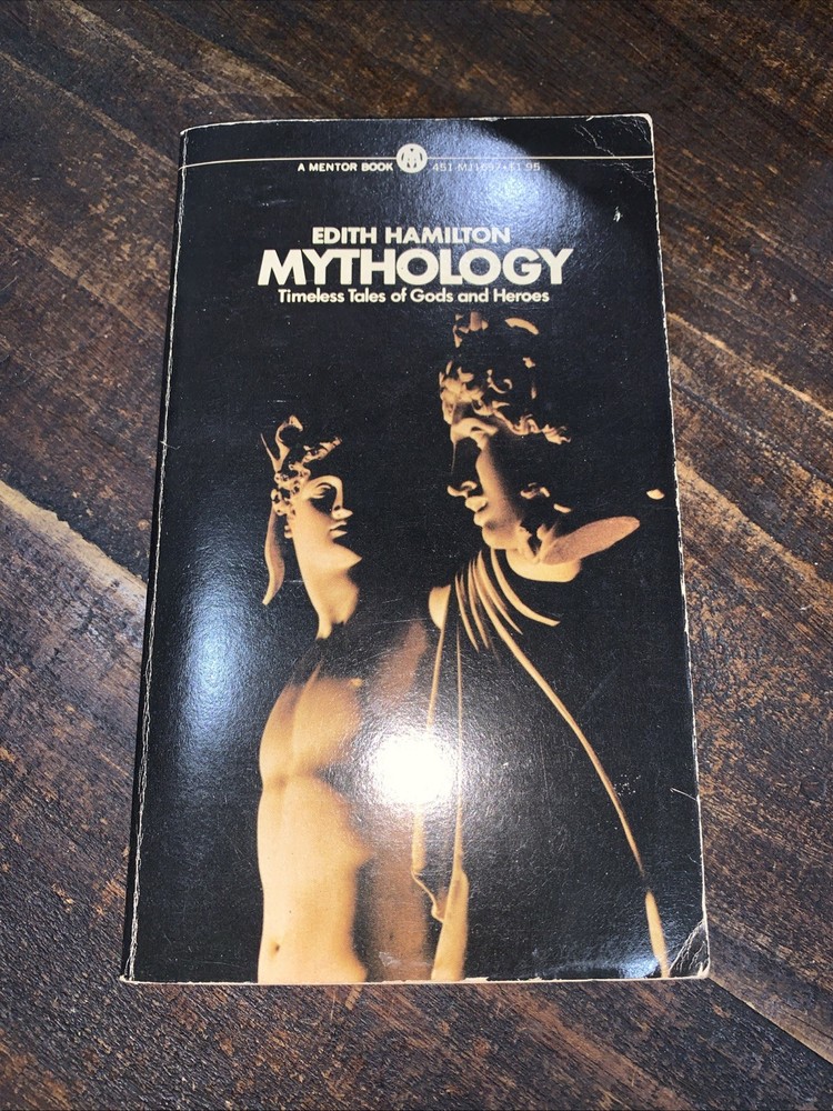 Mythology Edith Hamilton 1969 Mentor Illustrated Greek Roman Gods Heroes NAL PB