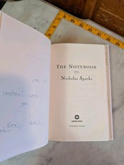 SIGNED The Notebook by Nicholas Sparks 1996 Hardcover DJ First Ed First Print